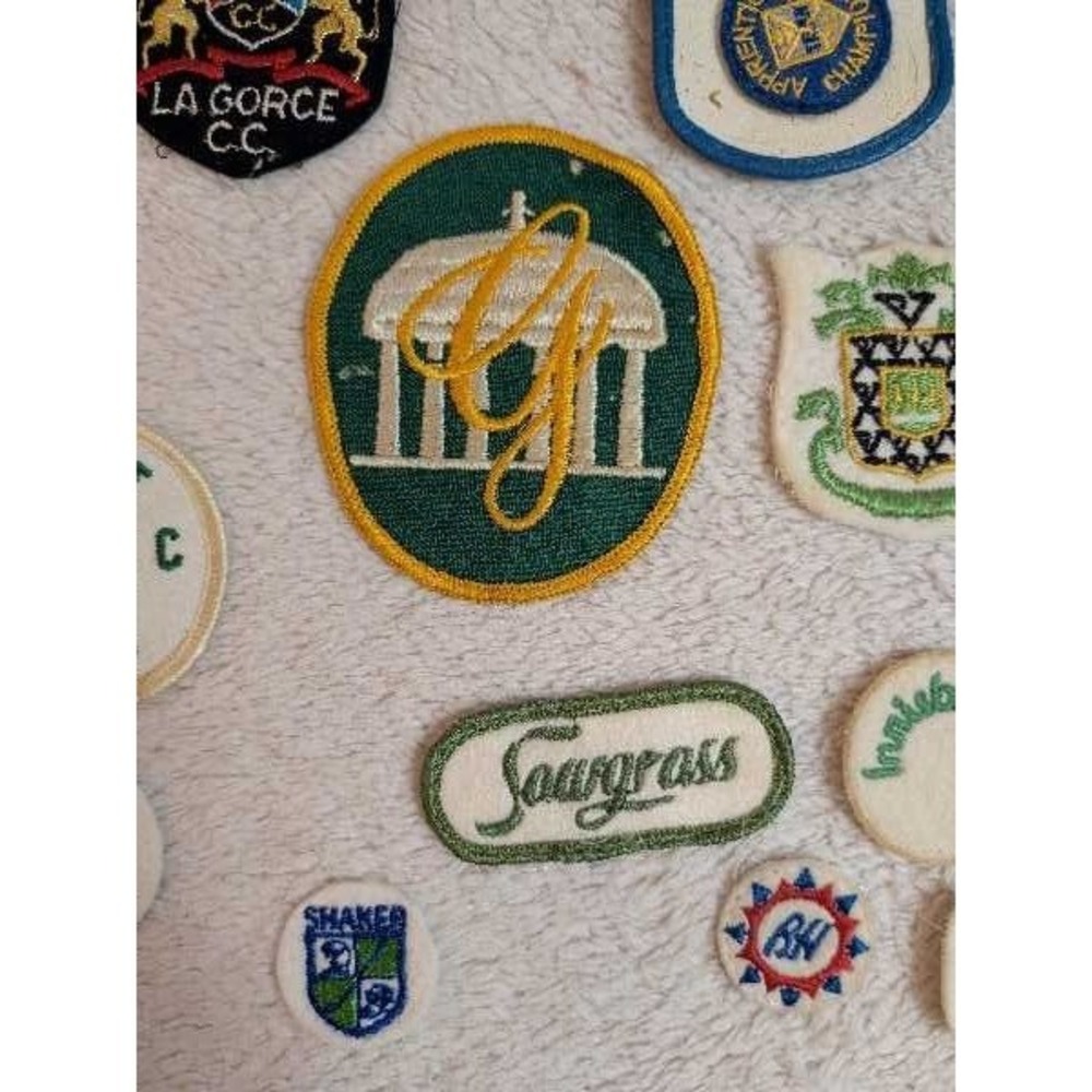 VTG Lot 21 Golf Course Country Club Embroidered Patches Bundle - Picture 6 of 16